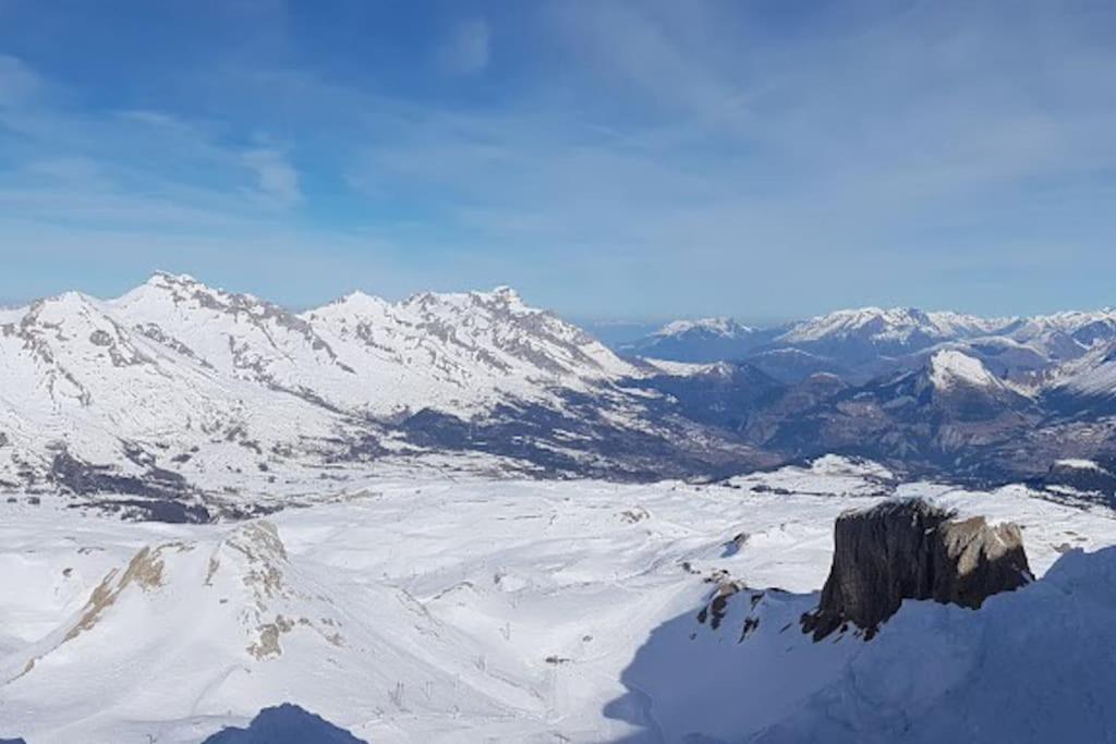 Appartement Au Pied Des Pistes La Joue du Loup Kültér fotó